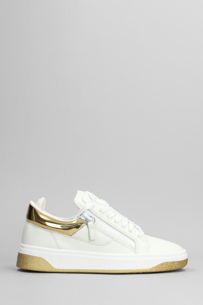 Gz 94 Sneakers In White Leather