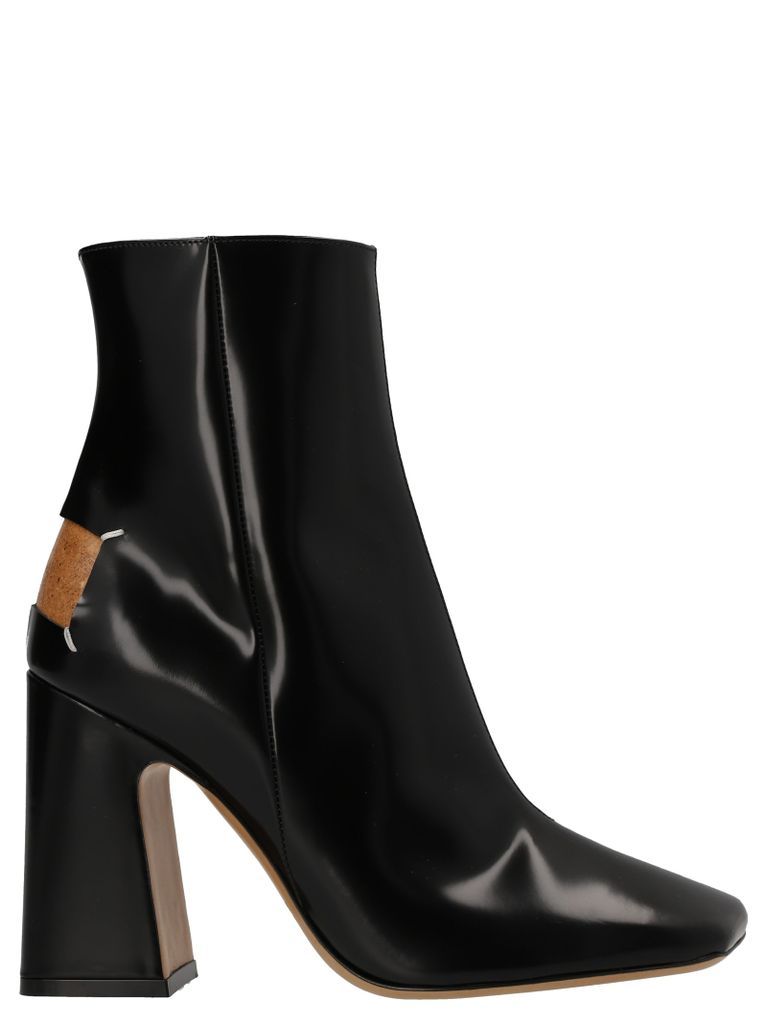 Heel Detail Ankle Boots