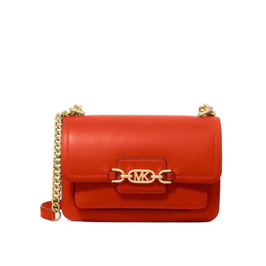 Heather Deep Orange Crossbody Bag