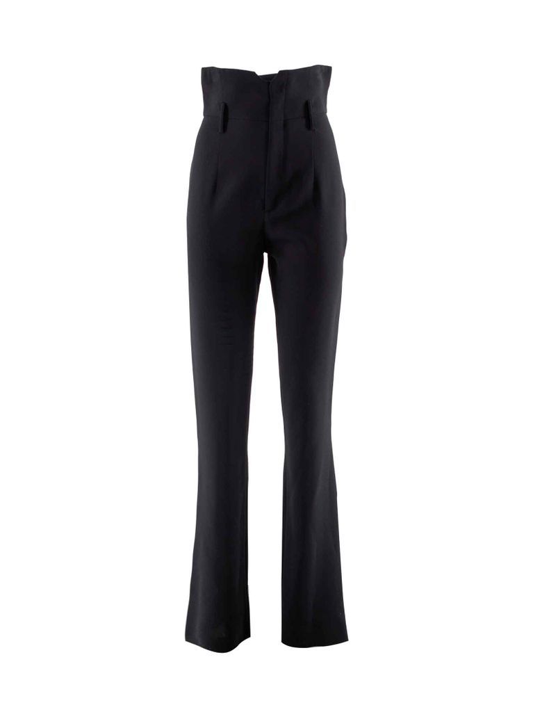 High-Waisted Tailored Trousers