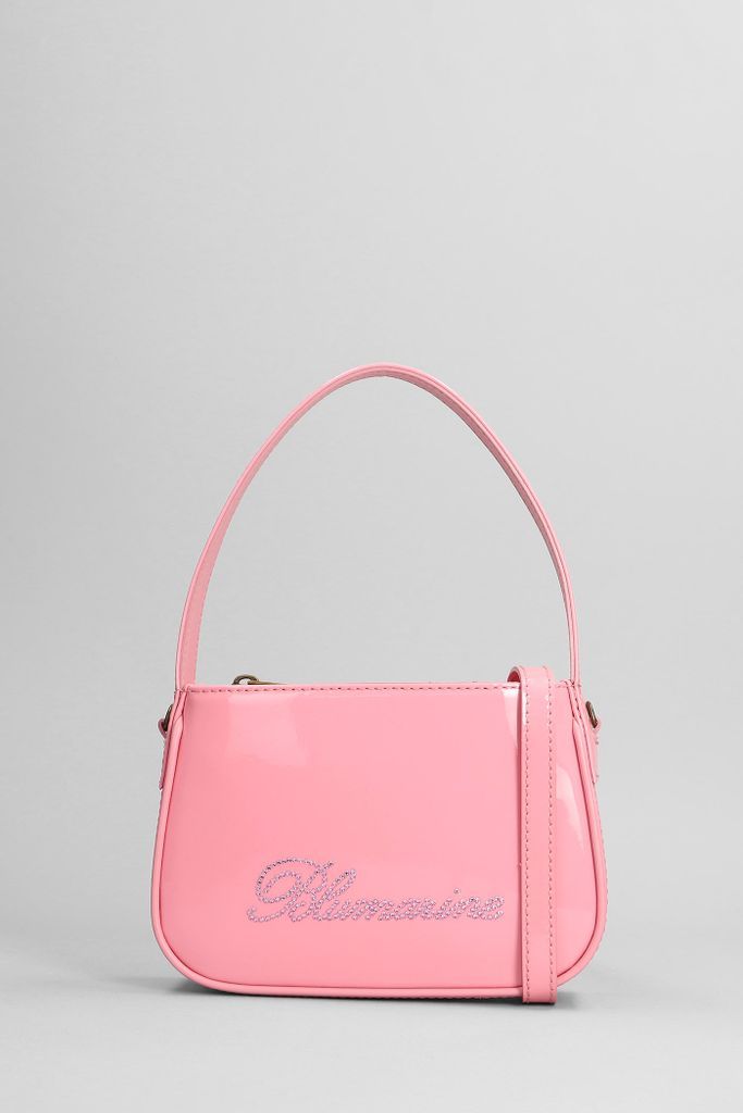 Hand Bag In Rose-Pink Leather