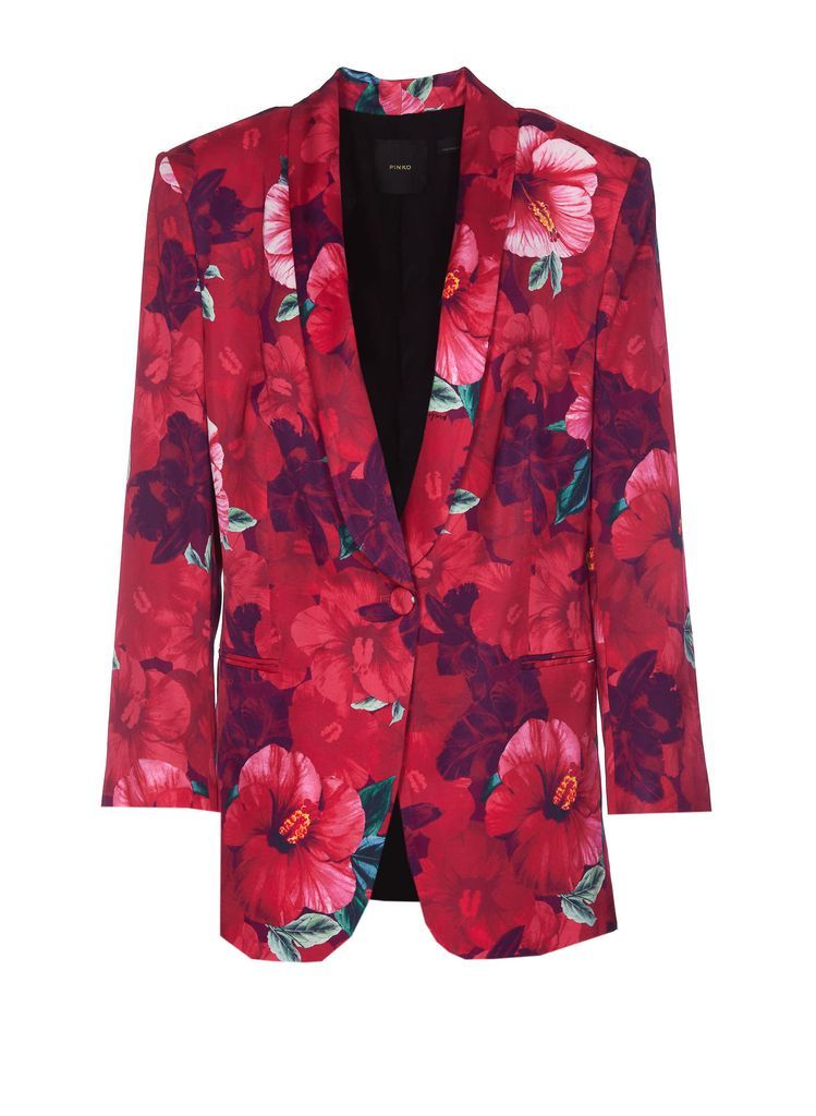 Hibiscus Print Jacket
