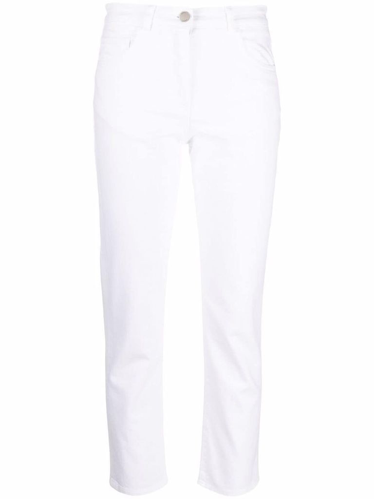 High Waisted Bull Cotton Jeans