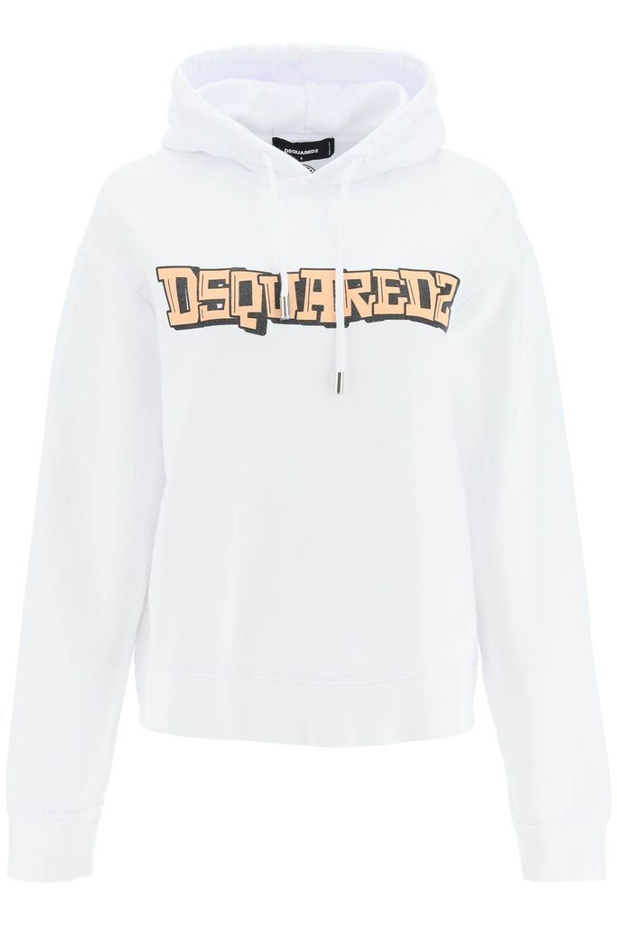 Hoodie With Logo Print