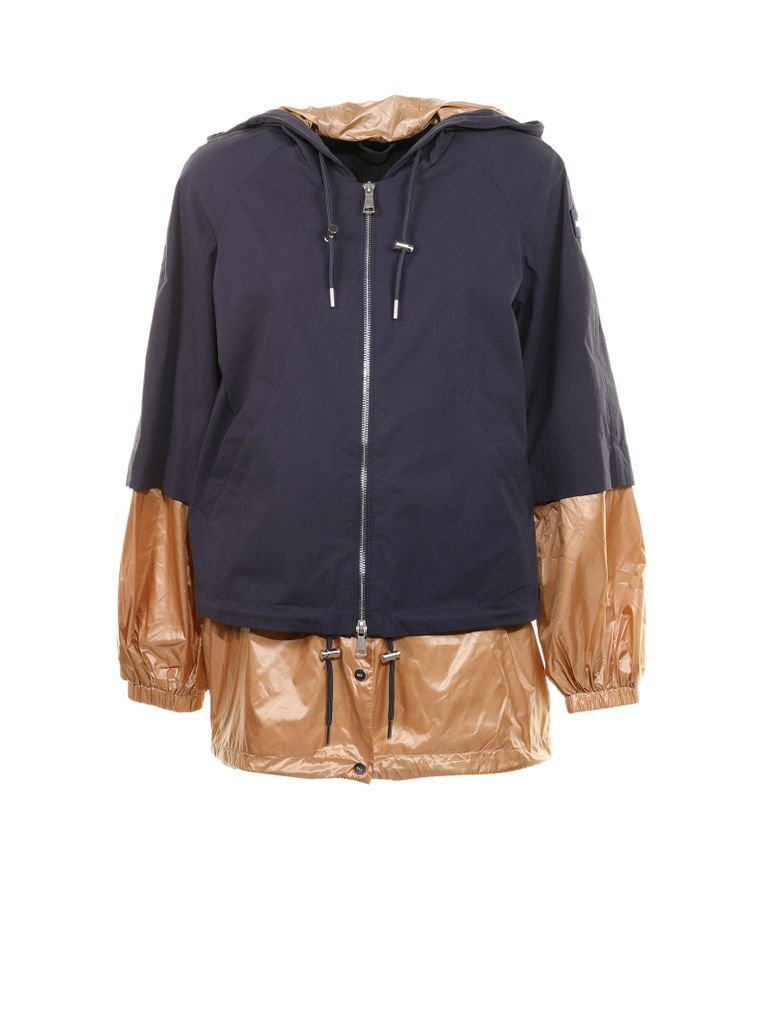 Jacket With Hood And Drawstring