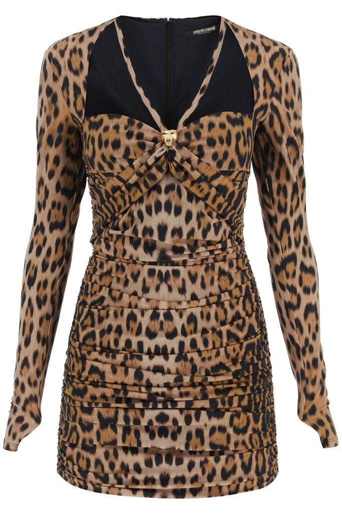 Jaguar Print Mini Dress