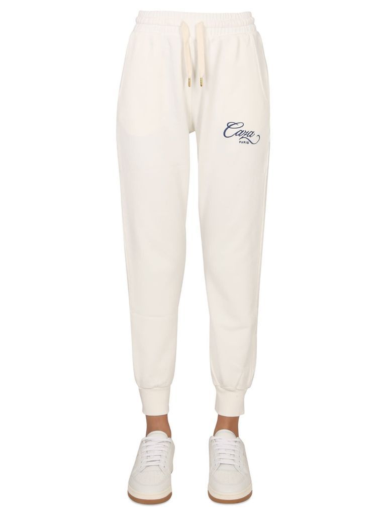 Jogging Pants With Logo Embroidery