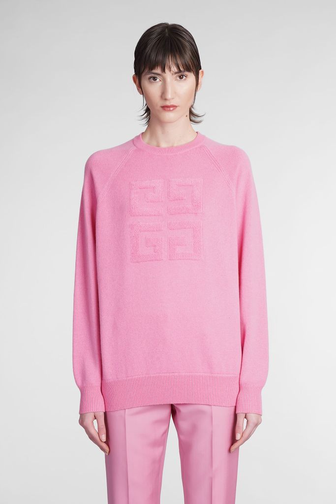 Knitwear In Rose-Pink Cashmere