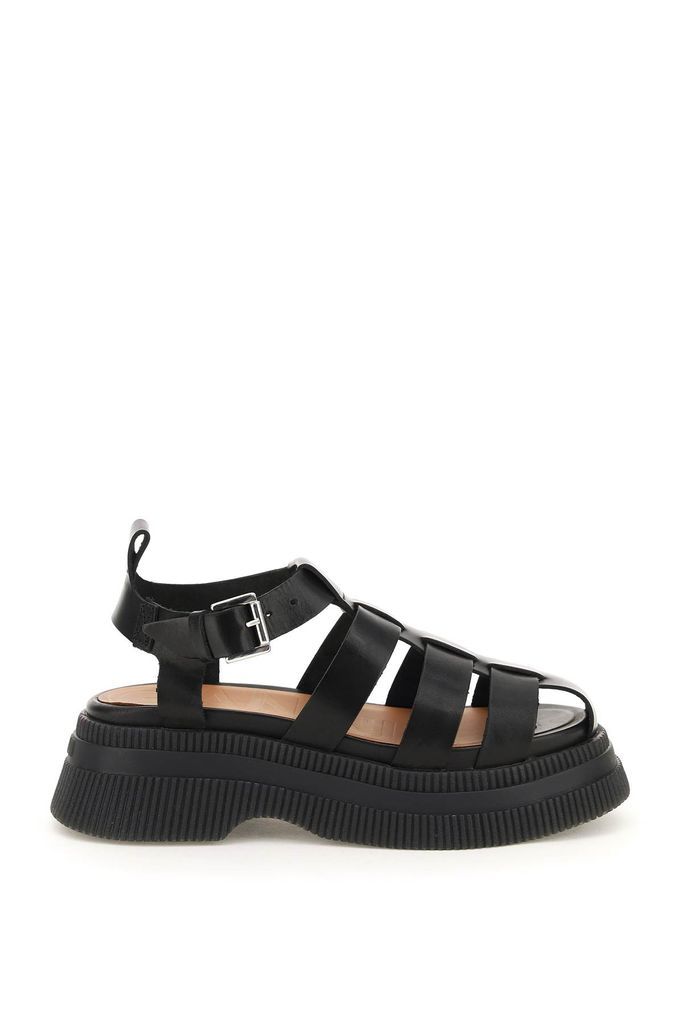 Leather Creepers Sandals