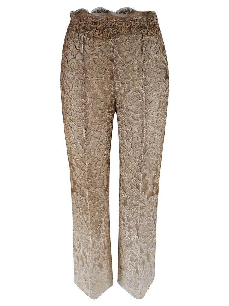 Laced High Waist Trousers
