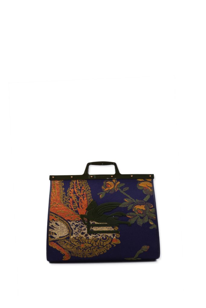 Large Jacquard Love Trotter Bag With All Over Birds