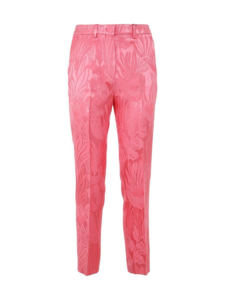 Lily Printed Jacquard Trousers