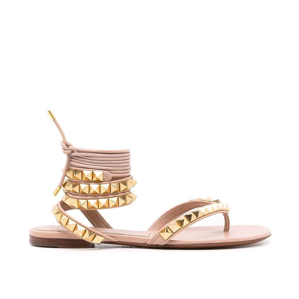 Leather Studs Sandals
