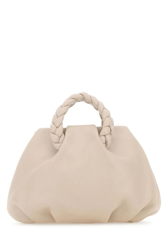 Light Grey Nappa Leather Handbag