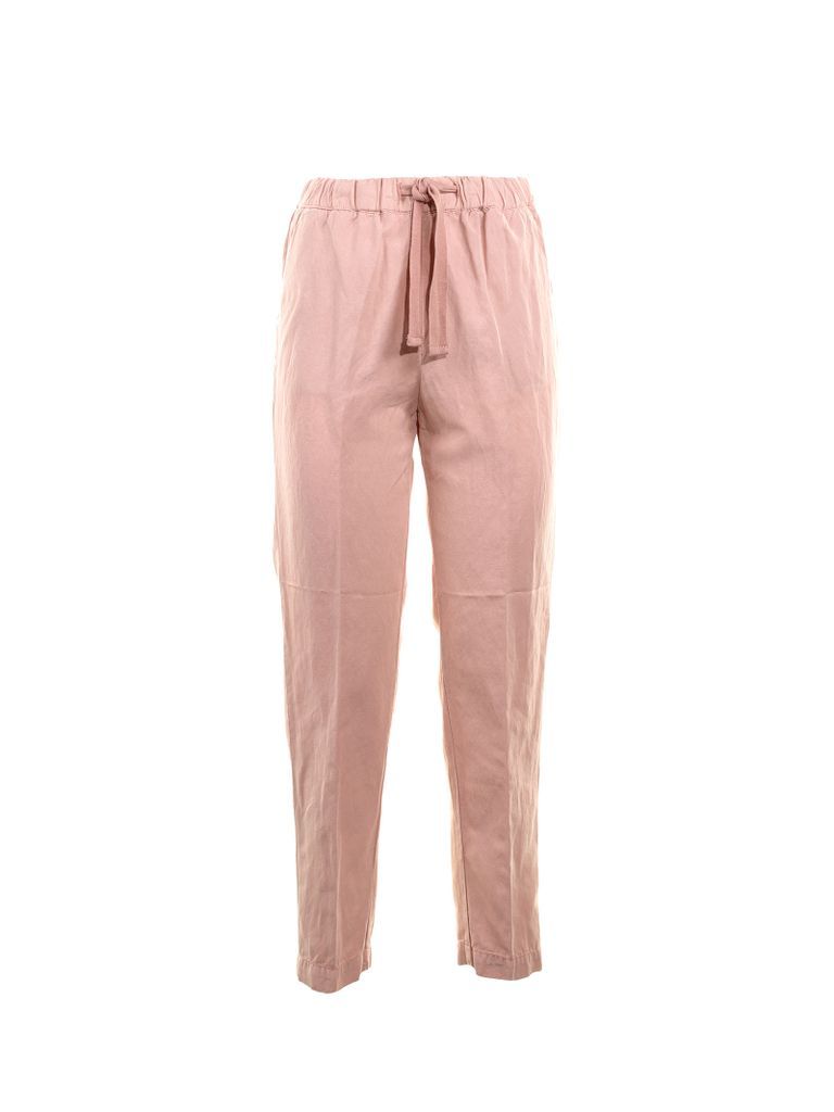 Linen Trousers With Drawstring