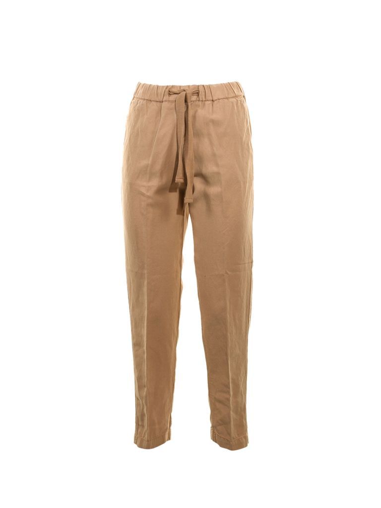 Linen Trousers With Drawstring
