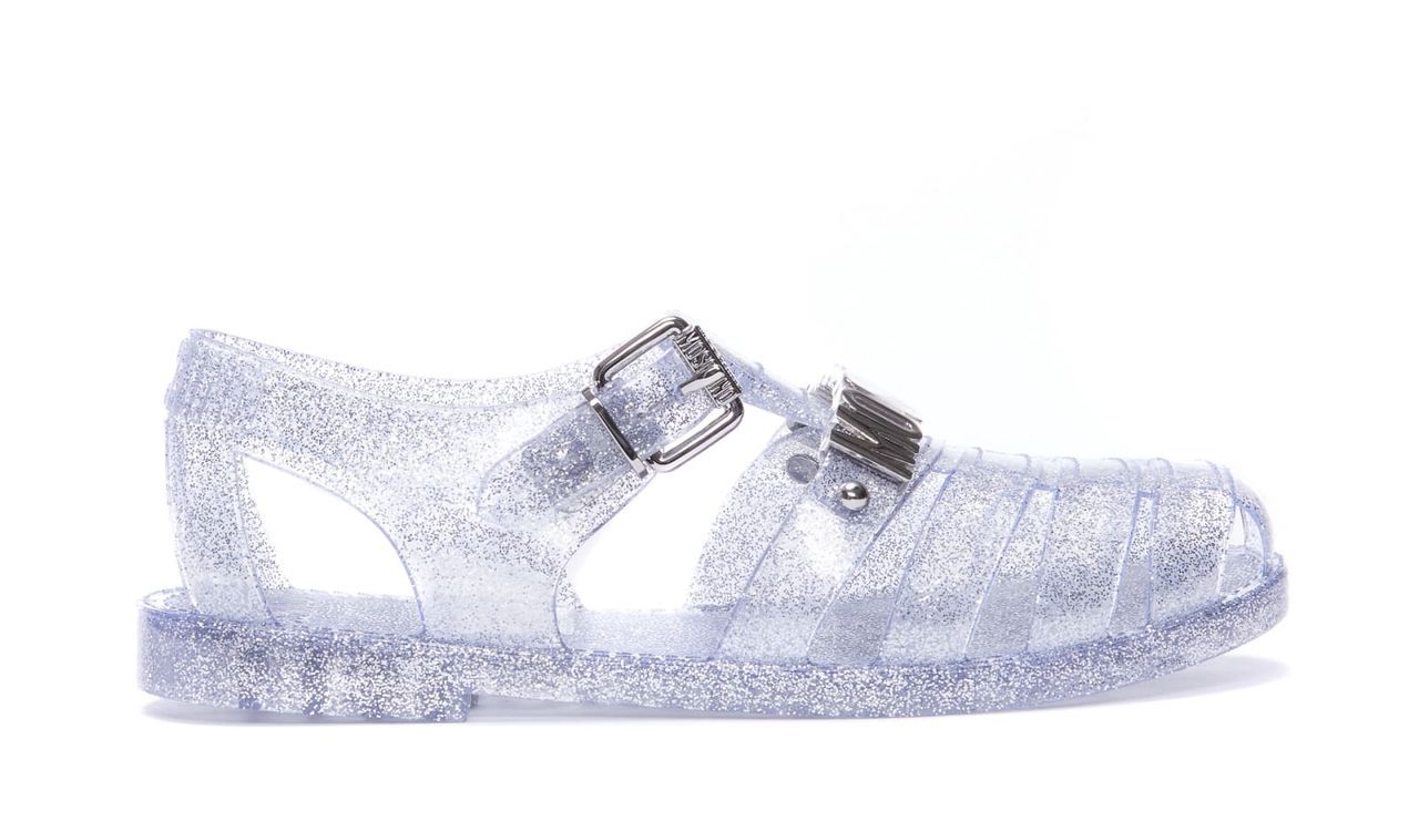 Logo Lettering Jelly Sandals