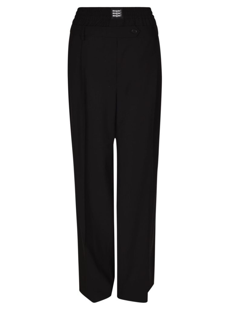 Logo Patched Elastic Waist Trousers