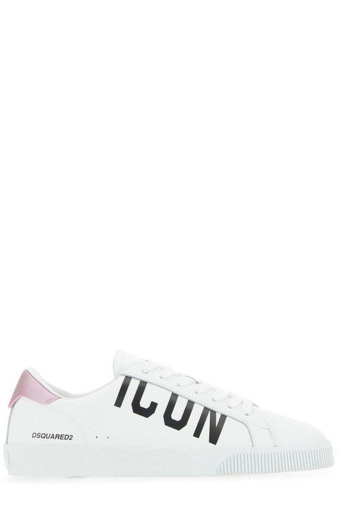 Logo Printed Lace-Up Sneakers