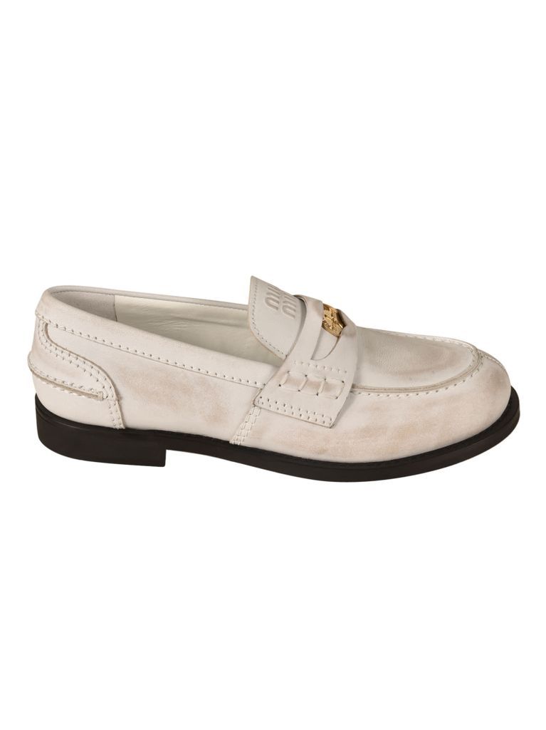 Logo Embossed Loafers