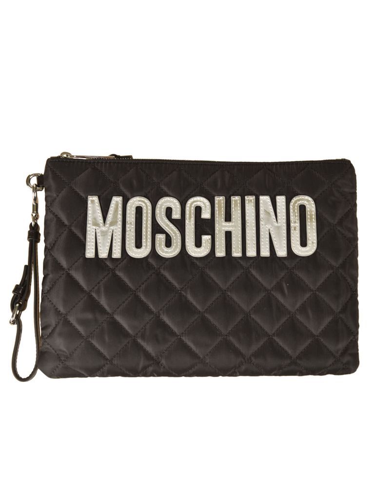 Logo Quilted Clutch