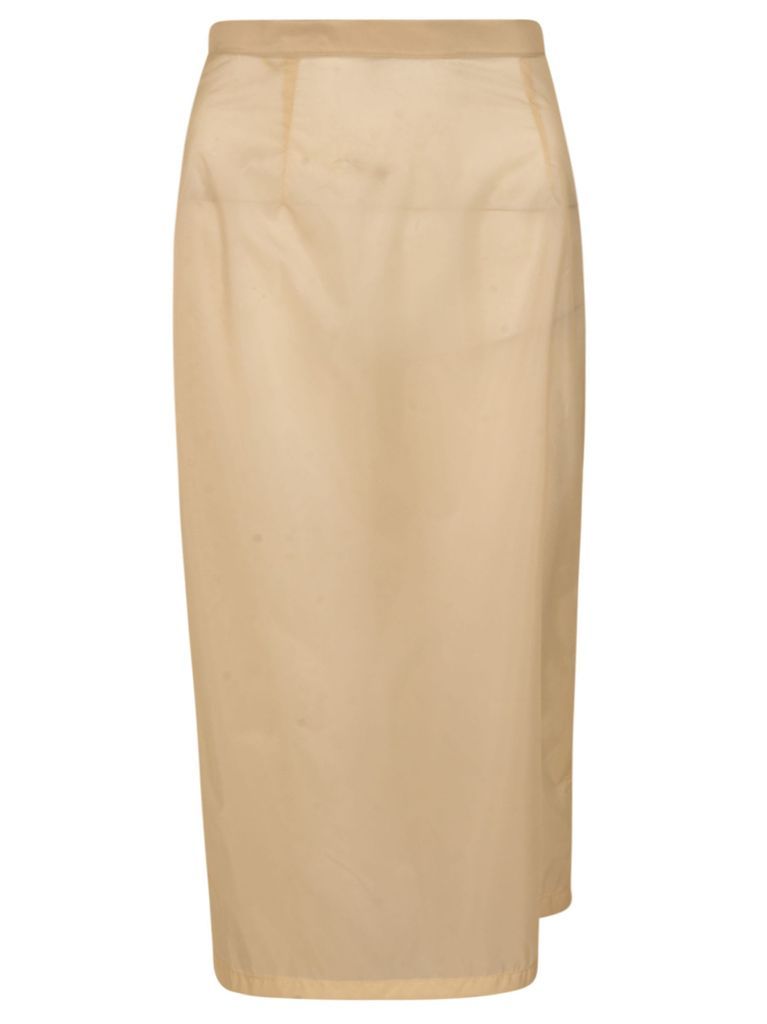 Long-Length High Waist Skirt
