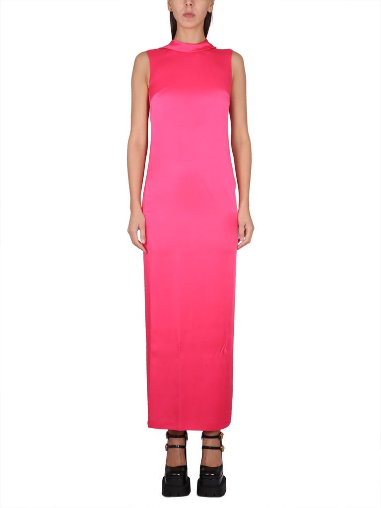 Long Dress With Ring Neckline