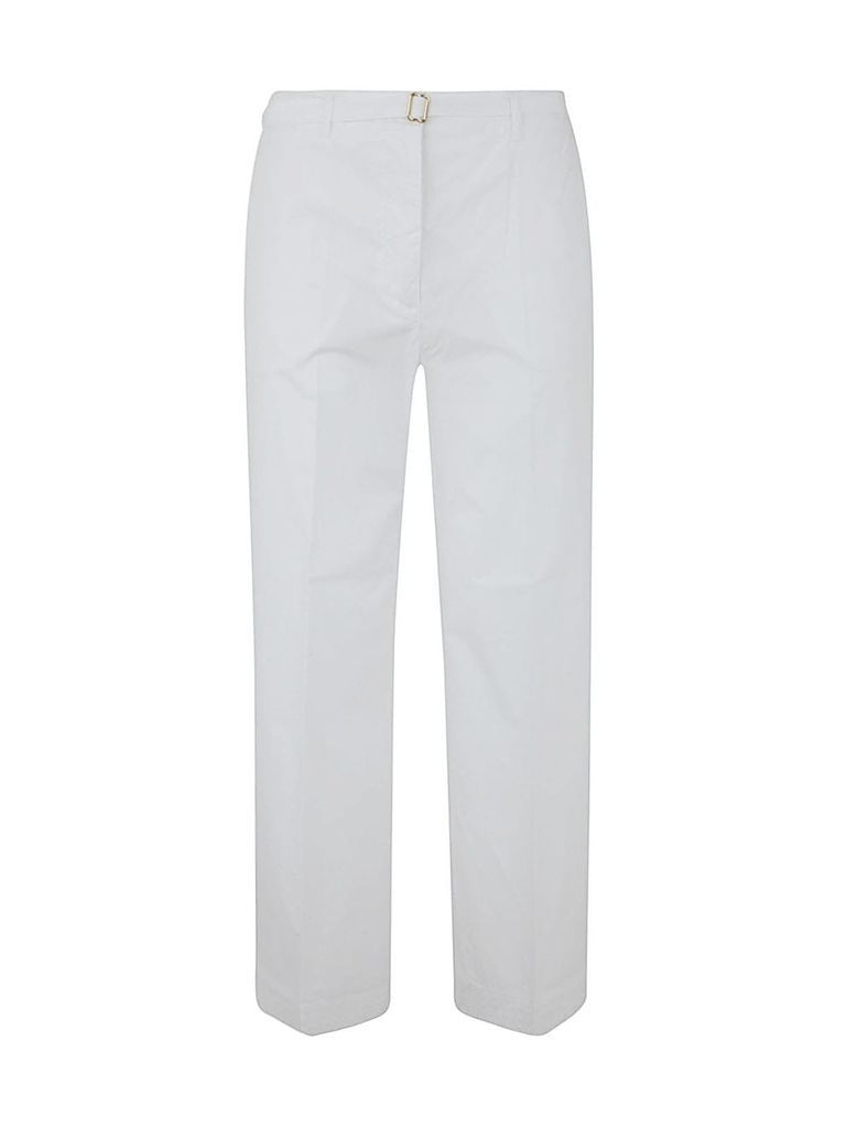 Long Straight Trousers With Belt