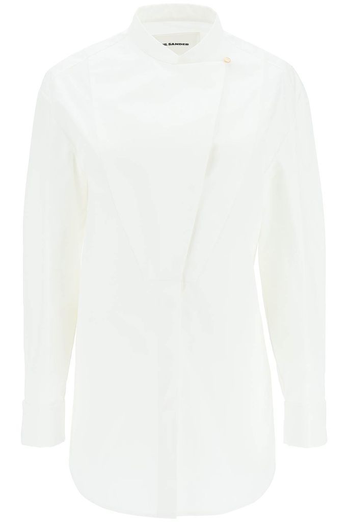 Long-Sleeved Shirt With Plastron