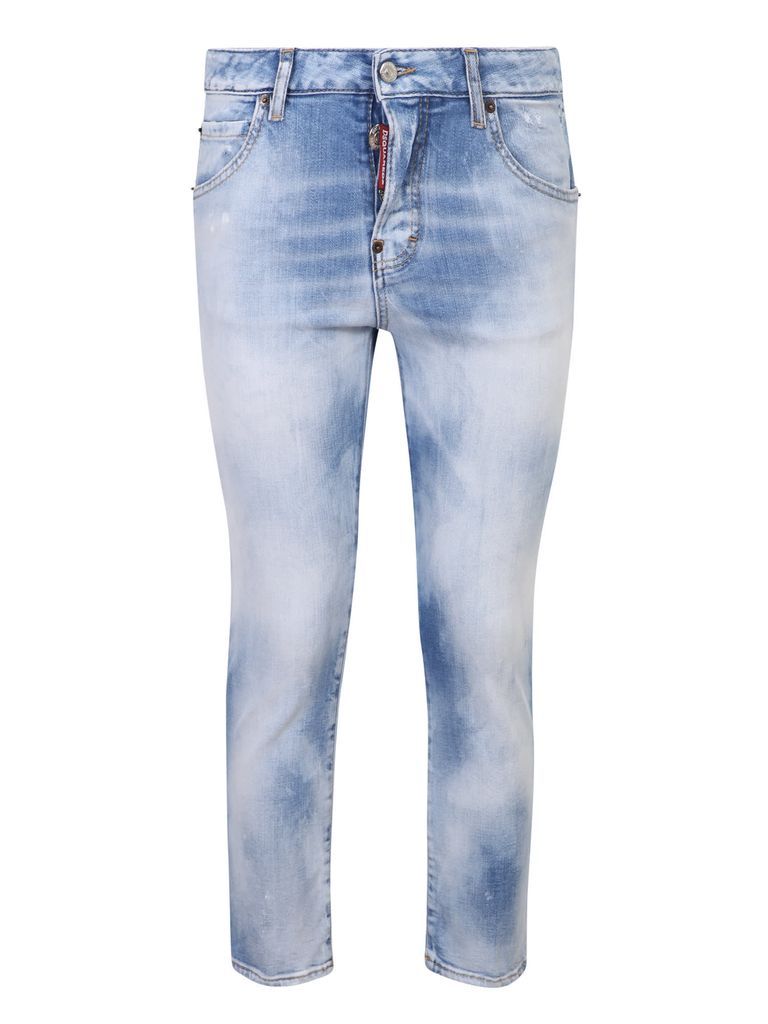 Low-Rise Cropped Jeans