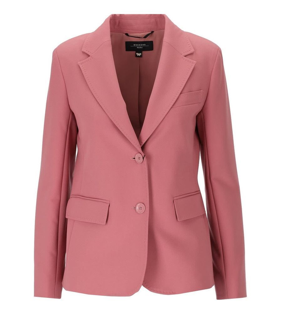 Max Mara Weekend Uva Pink Single-Breasted Jacket