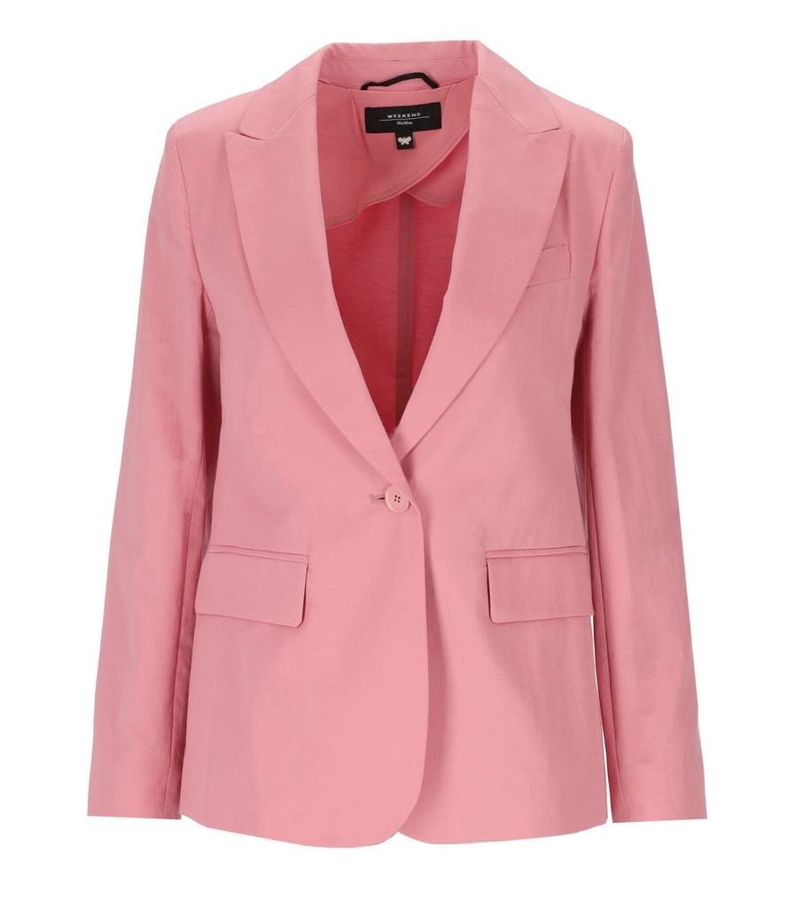 Max Mara Weekend Gelosia Pink-Single Breasted Blazer