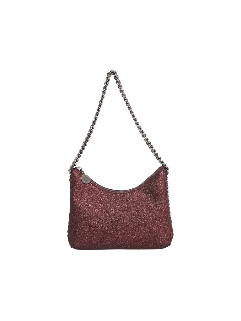 Mini Bag With All-Over Glitter Bronze