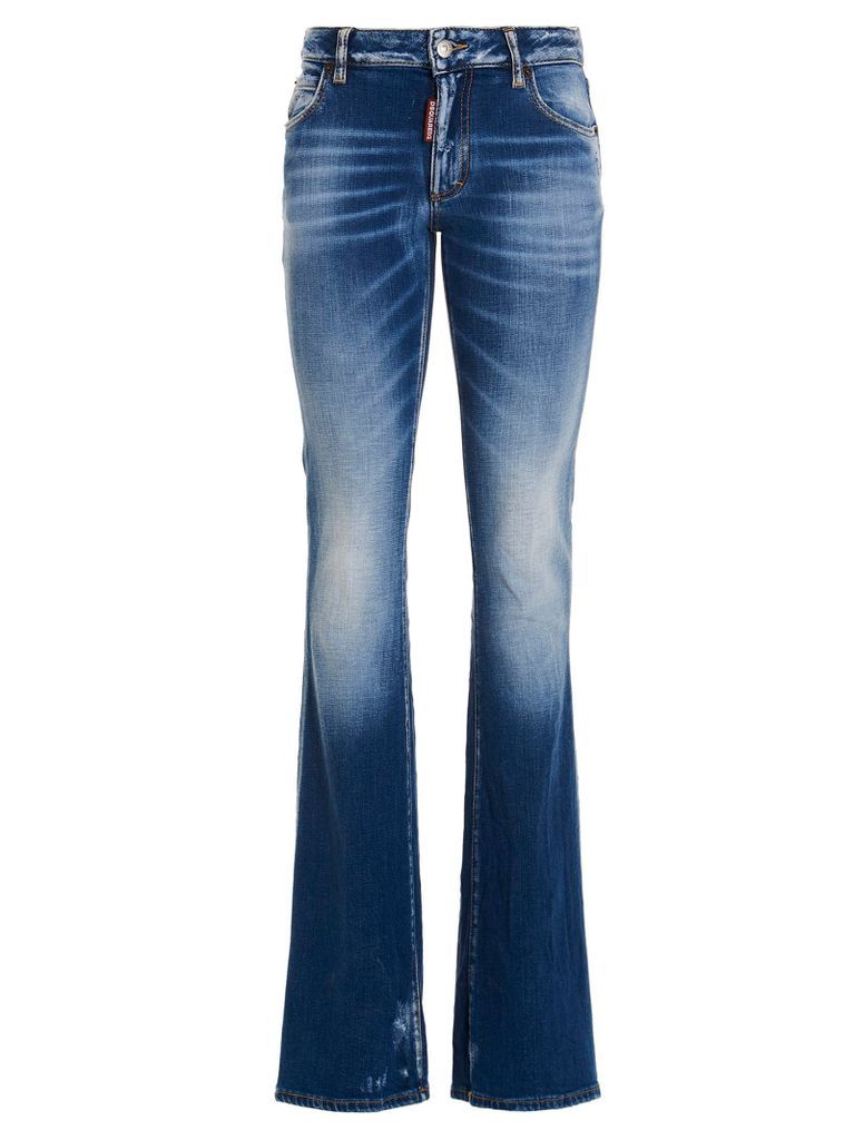 Medium Waist Flare Jeans