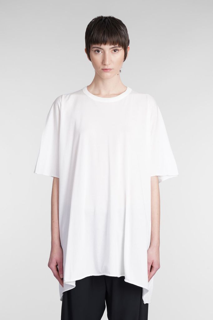 Minerva T T-Shirt In White Cotton