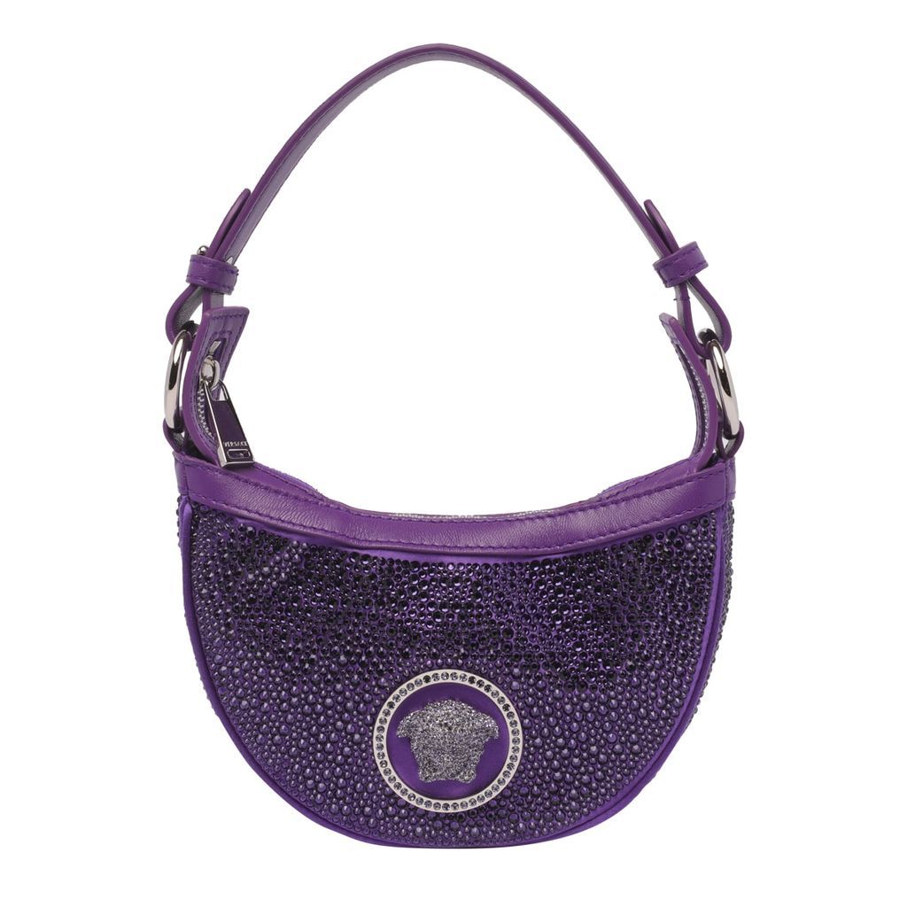 Mini Hobo Bag With Crystals Repeat