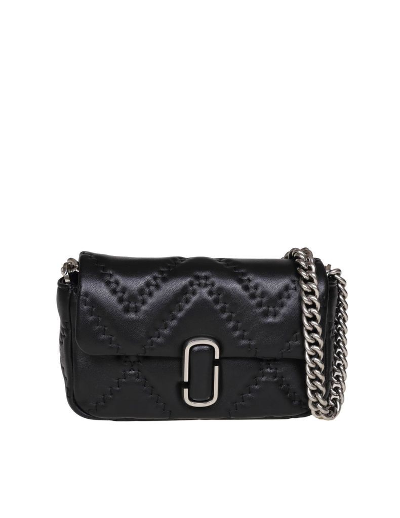 Mini Shoulder Bag In Black Leather