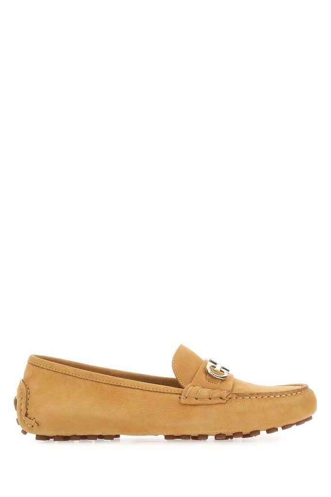 Mustard Leather Odilia Loafers