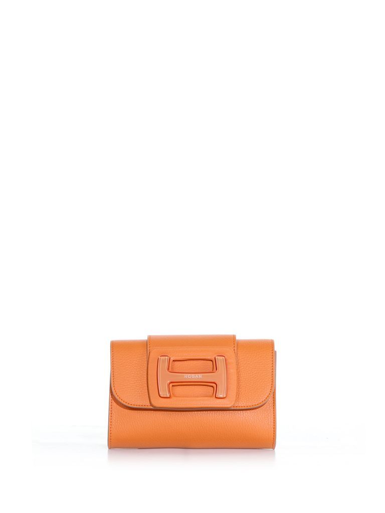 Orange H-Bag Shoulder Bag With Logo