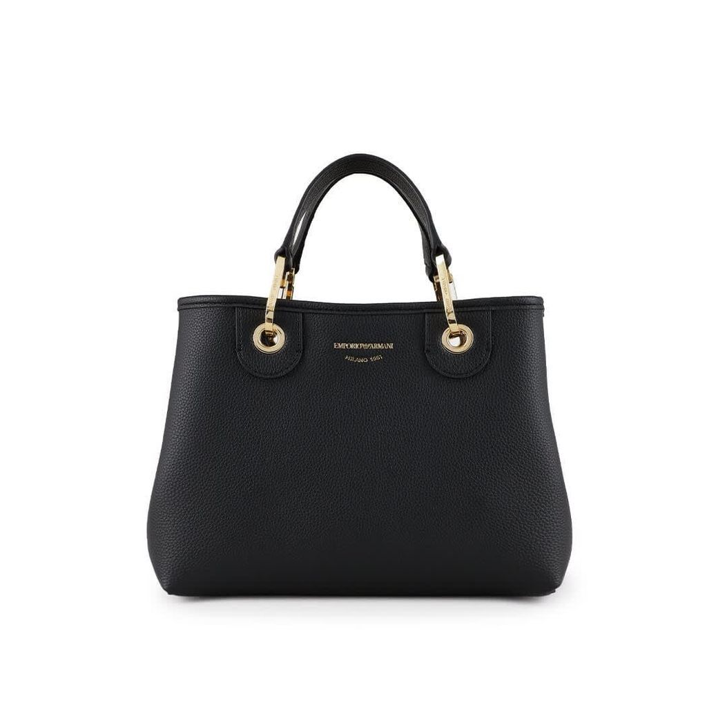 Myea Small Black Shopping Bag