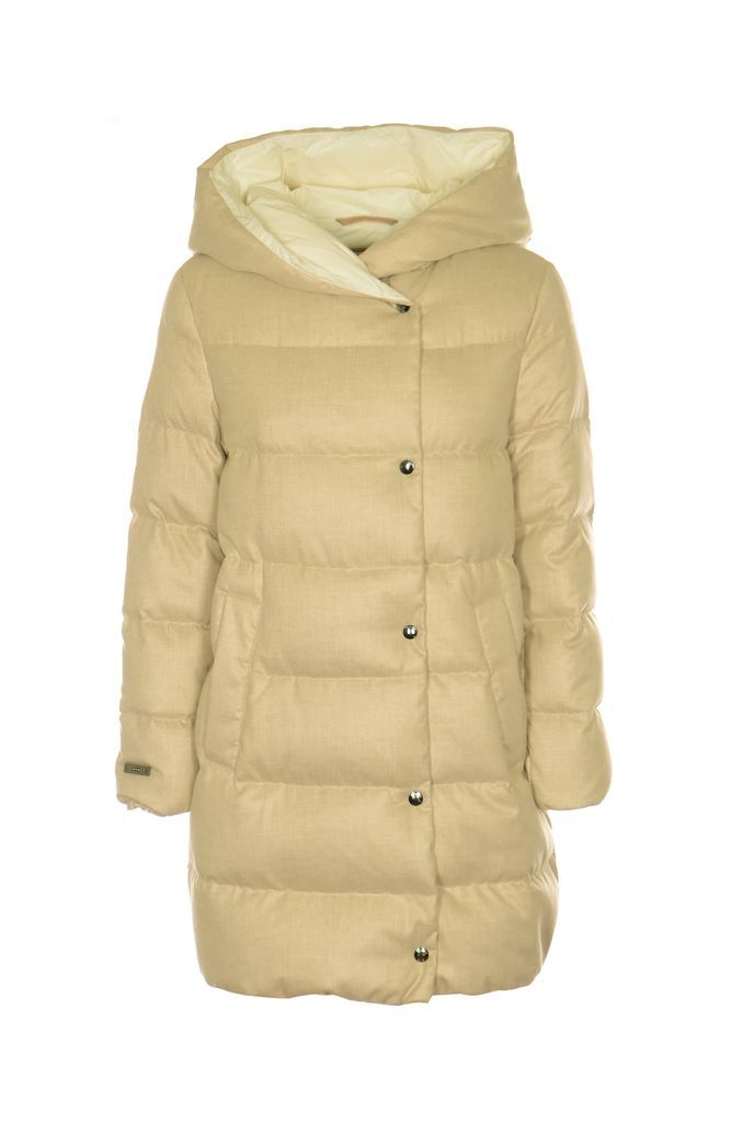 One-Side Button Padded Jacket