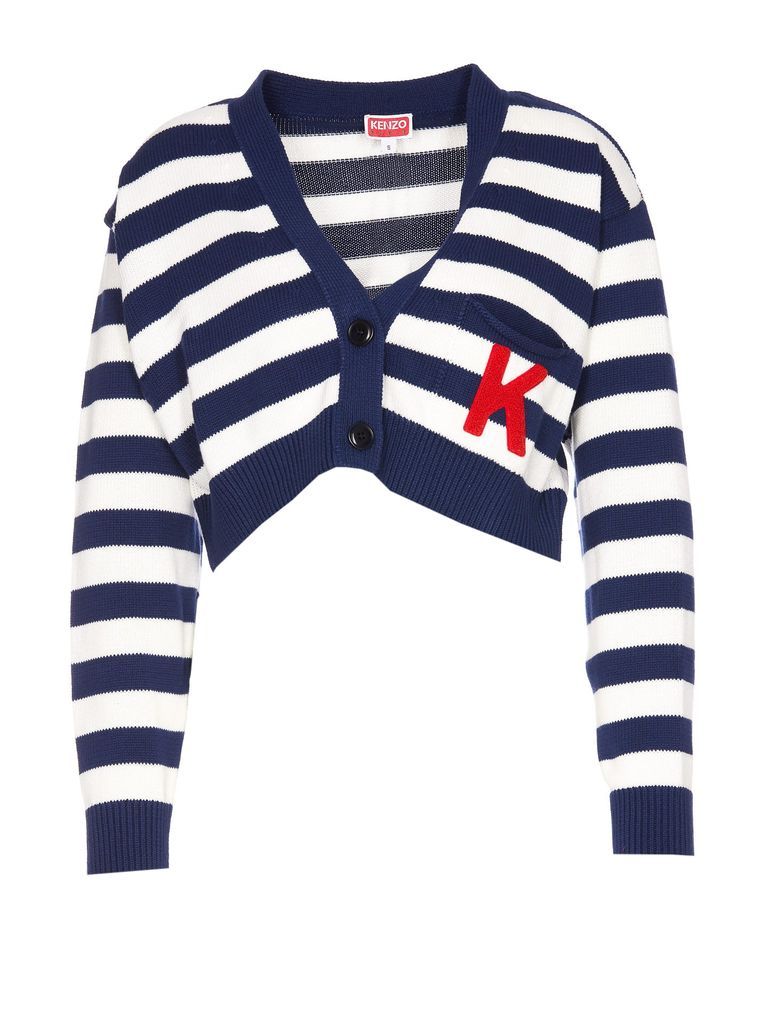 Nautical Striped Cardigan