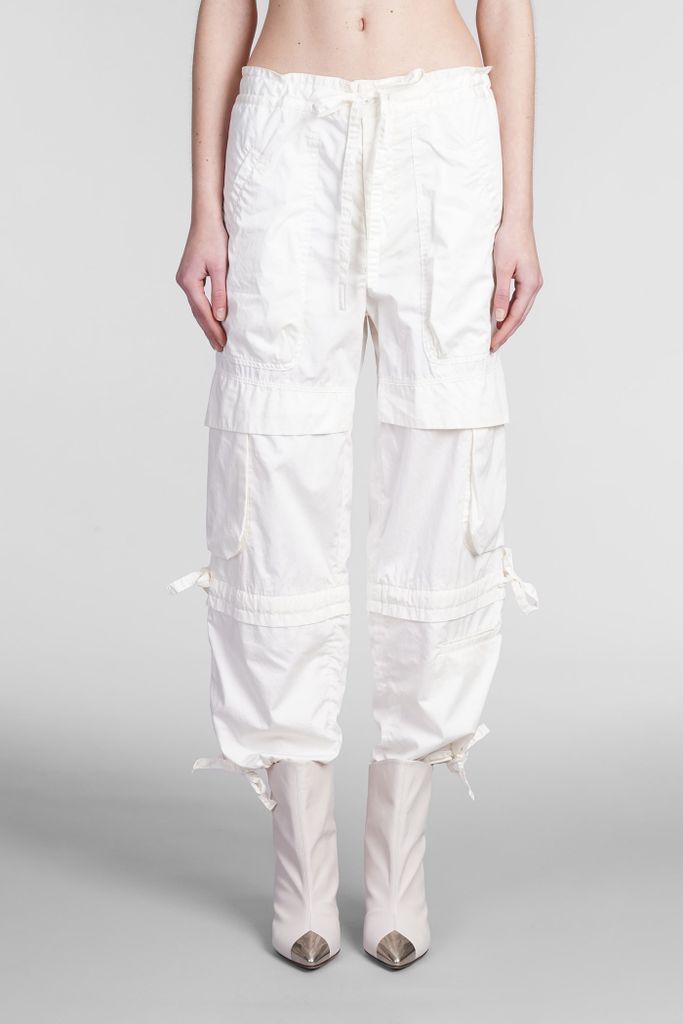 Nazemi Pants In White Cotton