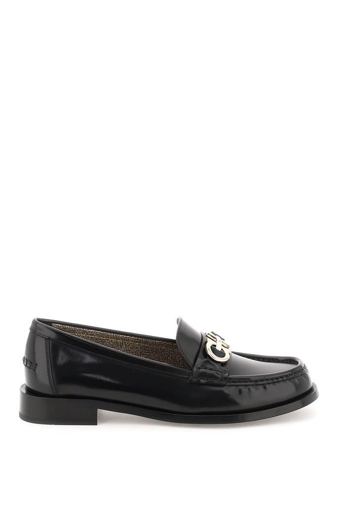 Ofelia Loafers With Gancini Detail