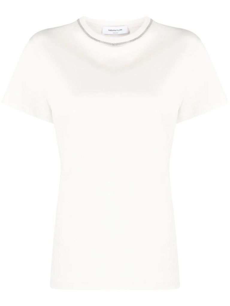 Off-White Cotton T-Shirt