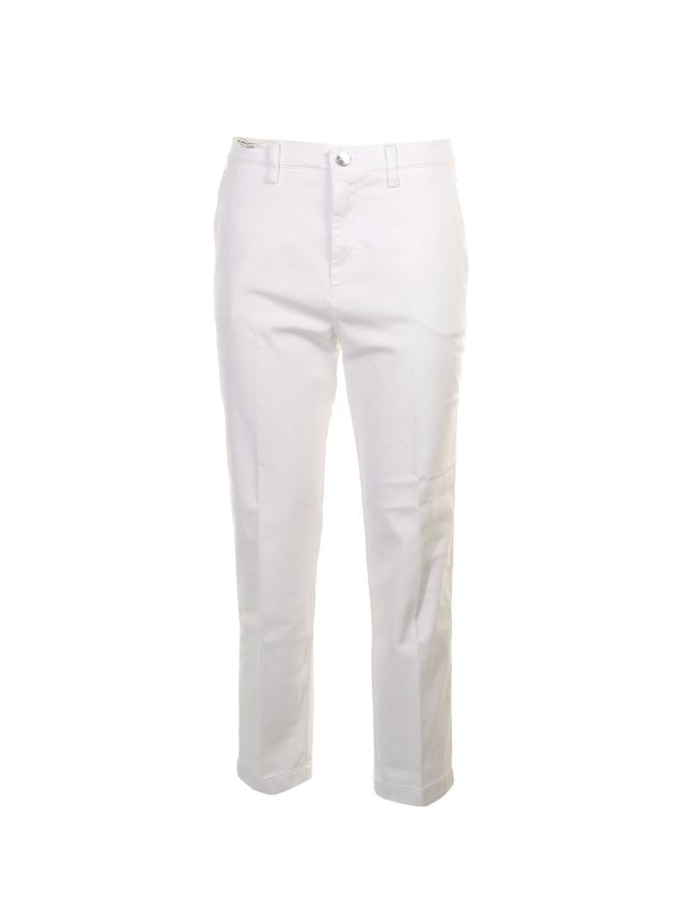 Optical White Diana Trousers