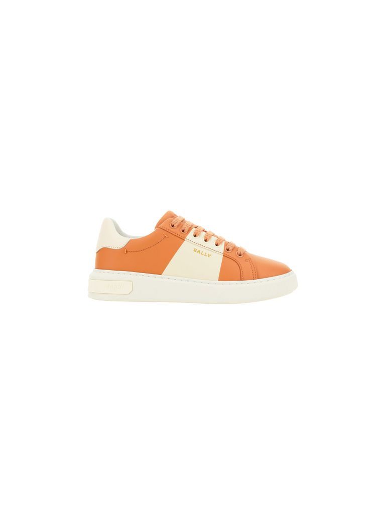 Peachy Bone Sneakers From Bally