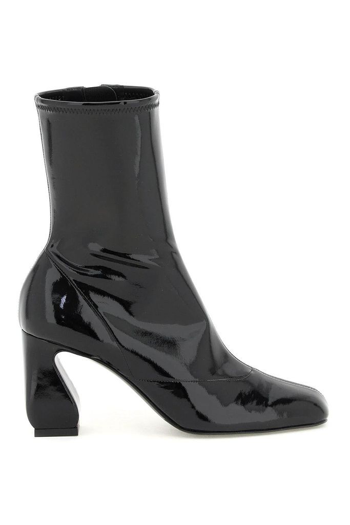 Patent Leatehr Ankle Boots