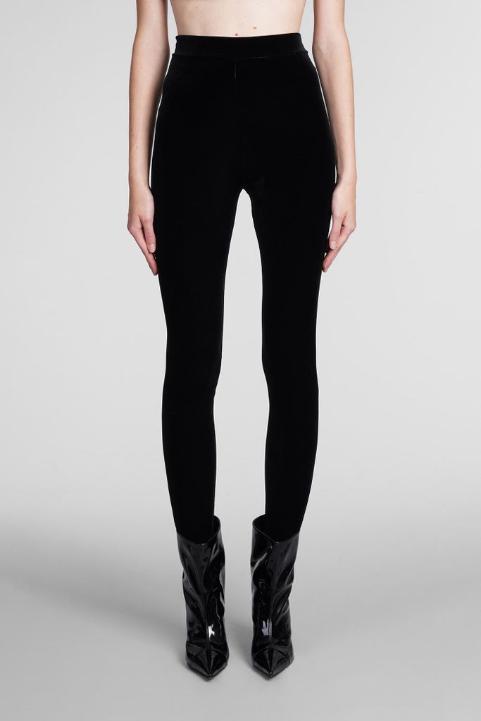 Pants In Black Polyester