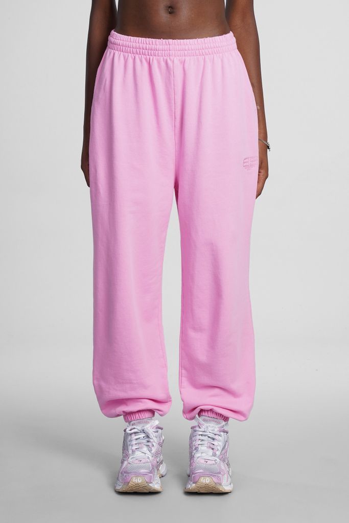 Pants In Rose-Pink Cotton
